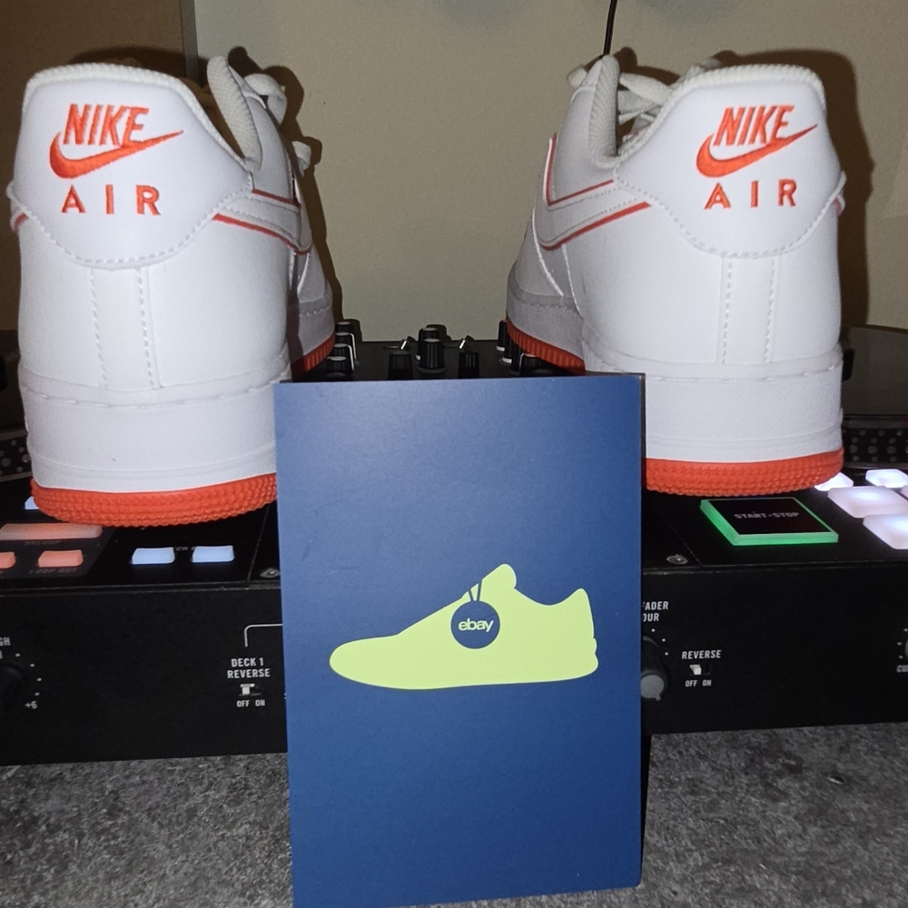 Nike Air Force 1'07 White Picante Red Size 13 Brand New No Box. *CLEAN*❤️🩹🤍 - Picture 6 of 9